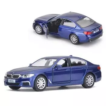 1/36 BMW M5 Sedan игрушечная модель автомобиля для детей RMZ City литой под давлением сплав металла миниатюра инерционная коллекция подарок для мальчиков ребенок синий