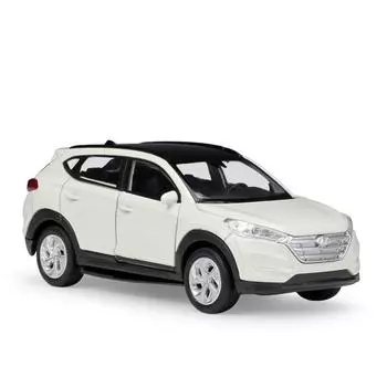 1/36 Hyundai Tucson SUV игрушечная машинка модель Welly литой сплав транспортное средство миниатюра инерционная коллекция подарок для детей мальчиков малыш оранжевый
