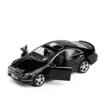 1/36 масштаб Benz CLS63, модель из сплава, игрушечный автомобиль, подарок на день рождения, Коллекционная литая модель игрушечного автомобиля 1/36-Size:12.5*5*4cm чёрный