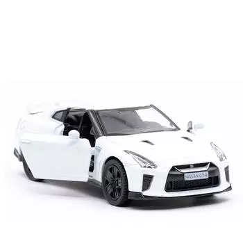 1/36 масштаб GTR R35 модель автомобиля сплав литой игрушечный автомобиль коллекция подарок 1/36-Size:12.5*4.5*3cm белый