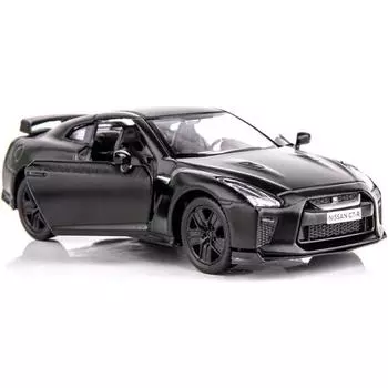 1/36 масштаб GTR R35, модель суперкара, игрушка из цинкового сплава, литые под давлением транспортные средства, детские игрушки для мальчиков и девочек 4, 5, 6 лет, подарок 1/36-Size: 12*4.8*3.5cm чёрный
