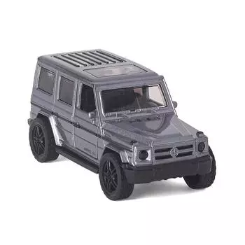1/36 Масштаб Моделирование G63 Rising Step Литой под давлением откидной игрушечный автомобиль Hummer с открывающейся дверью 1/36-Size:11*4.5*4cm серый/серебряный