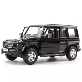 1/36 Mercedes-Benz G63 G-Class игрушечная модель автомобиля для детей RMZ CiTY SUV Sport литая миниатюра инерционная коллекционная подарочная для мальчика белый