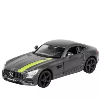 1/36 Mercedes-Benz GT S Игрушечная модель автомобиля для детей RMZ CiTY Super Race Литая миниатюра Коллекция с оттягивающимся механизмом Подарок для мальчиков чёрный