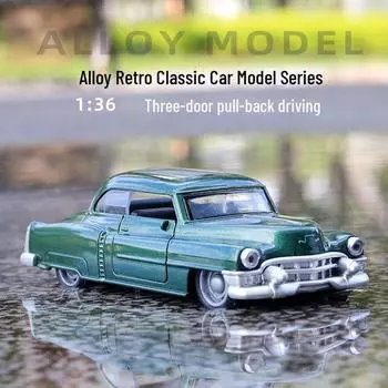 1:36 Ретро Классическая литая игрушечная машинка Beetle с инерционным механизмом, три двери