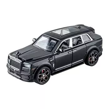 1/36 Rolls Royce Cullinan литой автомобиль модель имитация литой металл игрушечный транспорт модель звук и свет коллекция детский подарок чёрный