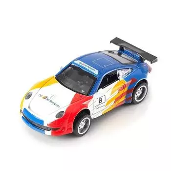 1/36 сплав 911 граффити черный гоночный автомобиль игрушка из сплава детская игрушка игрушка для мальчика игрушка для литья под давлением 1/36-Size:12*5*3cm разноцветный