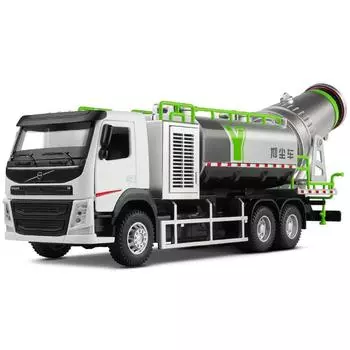 1:38 сплав Volvo спрей пылеподавления автомобиль пылезащитный транспорт инженерный автомобиль звук и свет детская игрушка мужчины зелёный