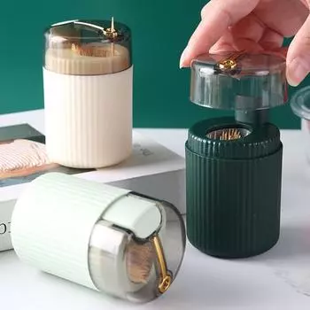 1/3/4 шт. автоматический дозатор для зубочисток, прозрачная крышка, пресс, держатель для зубочисток, органайзер, контейнер для дома, офиса, ресторана, украшение для рабочего стола, день рождения