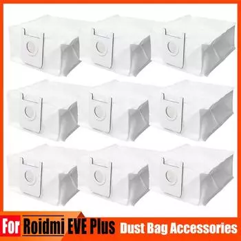 1/3/5/10/20 шт. пылесос пылесборник для RoidMi EVE Plus роботизированная подметальная машина нетканый пылесборник фильтр-мешок запасные части 1 Pc