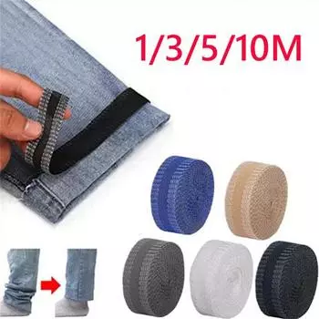 1/3/5/10 м самоклеящиеся брюки, приклейте утюг к краю брюк, укоротите ремонтные брюки для джинсовой одежды и джинсовых брюк, ткань для шитья своими руками 1M белый