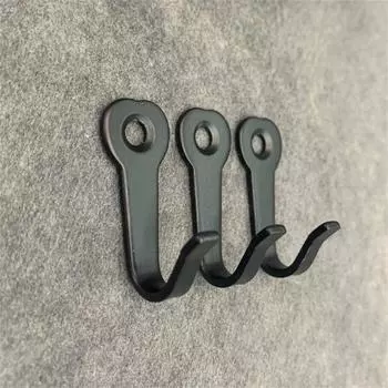 1/3/5/10 шт. крючки мини-вешалки из сплава с винтами настенные подвесные для пальто сумки шляпы сумки для кухни 40 мм черные/белые/серебристые 1pcs