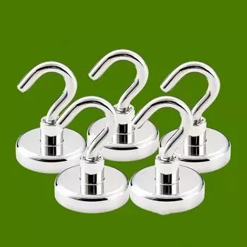 1/3/5/10 шт. Крючки с сильным магнитом, многоцелевые крючки для хранения, дома, кухни, бара, крючки для хранения ключей, крючки для ванной комнаты 1PCS