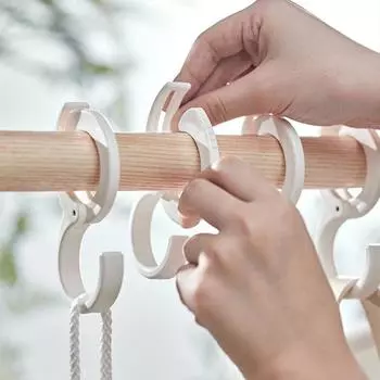 1/3/5/10 шт. прочный крючок для дома, ванной, кухни, S-образный крючок, портативный, креативный дизайн, японский, многофункциональный, для дома, жизни 1Pc
