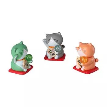 1/3/5/7 шт. Настольное украшение Neko Car Gift Lucky Cat Фигурка Украшение Craft Home Decor Miniatures 1pc Random