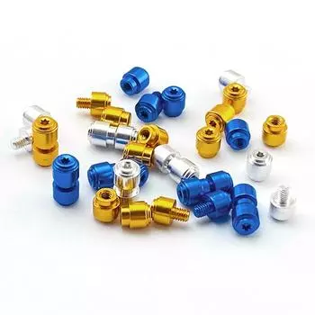 1/3/5 Pair Titanium/Aluminum Alloy Thumb Stud Push Rivet Screw Repair Tool DIY for Bugout 535 Folding Knife Parts 2 pcs белый