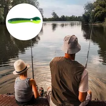 1/3/5 шт 6.7 см/2 г мягкий вьюн приманка ПВХ бионический вьюн с отверстием искусственная рыбалка E