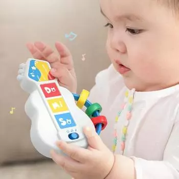 1/3/5 шт. Детская погремушка, игрушка для прорезывания зубов, телефон для новорожденного, пианино, автомобиль, гитара, музыкальная игрушка A
