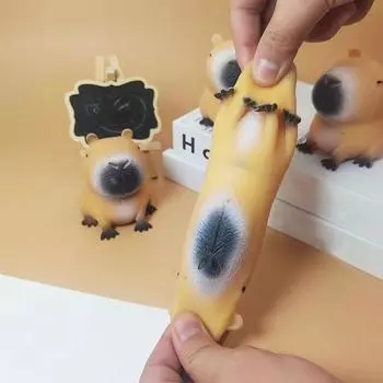 1/3/5 шт. игрушка-сдавливание капибары, снятие стресса, тревожности, сидячая игрушка-капибара, портативная для детей, подростков, взрослых, TPR 1pc