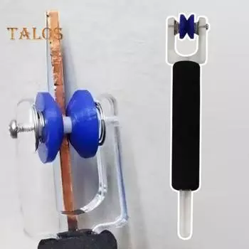 1/3/5 шт. Инструмент для полировки фольги с эргономичной поролоновой ручкой, прочный портативный инструмент для полировки и обжима алюминиевой фольги 1pc
