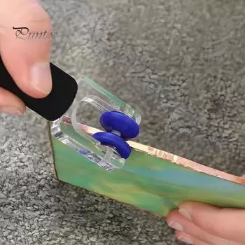 1/3/5 шт. Инструмент для полировки фольги с эргономичной поролоновой ручкой, прочный портативный инструмент для полировки и обжима алюминиевой фольги 1pc