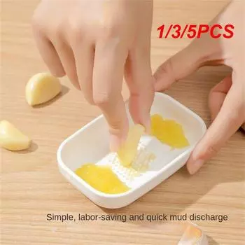 1/3/5 шт. Инструмент для резки чеснока, простой в использовании, легкий, 1/2 шт., измельчитель чеснока, эффективный, из нержавеющей стали, универсальный