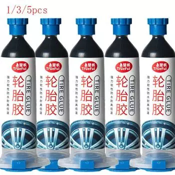 1/3/5 шт. Инструменты для ремонта трещин на колесах автомобиля - Клей для ремонта шин мотоциклов и велосипедов - Быстродействующий силиконовый клей