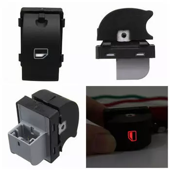 1/3/5 шт. Электрический стеклоподъемник прочный универсальный для A4 B6 03-05 8ed959855 автомобильные аксессуары стеклоподъемник главный пульт управления