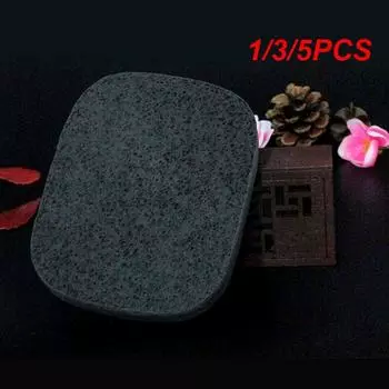 1/3/5 шт. натуральный черный бамбуковый уголь губка для чистки лица древесное волокно губка для мытья лица чистая губка для красоты аксессуар для макияжа спонж для чистки