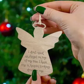 1/3/5 шт. Пасхальный ангел подвесное украшение зеркало заднего вида автомобиля рождественская елка деревянный ангел 1pc