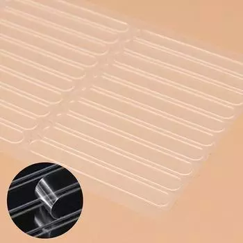 1/3/5 шт. прозрачная клейкая лента для ногтей, подставка для демонстрации накладных ногтей, клейкие наклейки, двухсторонние наклеенные инструменты для демонстрации практики маникюра 1 sheet