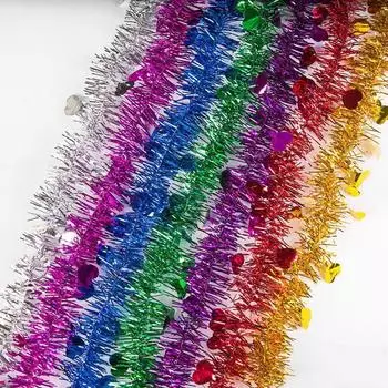 1/3/5 шт. рождественская елочная гирлянда для дома, стены, двери, декор, ленточные украшения, мишура, сделай сам, свадьба, новый год, день рождения, вечеринка, принадлежности 1PC золотой