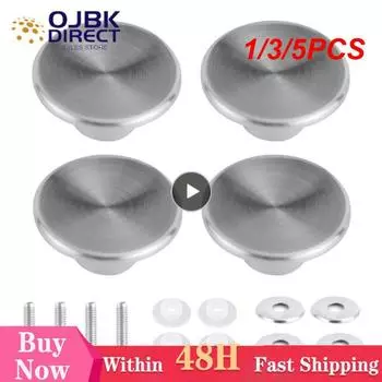 1/3/5PCS Pot Lid Knobs Dishwasher Oven Knob Stainless Steel Pot Pan Lid Cover Handle Replacement Kits Cookware Lids