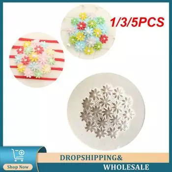 1/3/5PCS Three-dimensional Chrysanthemum Mold Durable Silicone Mold Round Baking Mold Cake Mold Not Easily Deformed Fondant Mold