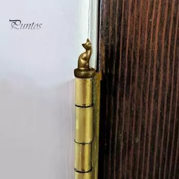 1/3/6/9/10 шт., головка петли кошки, мини-колпачок петли животного из смолы, магнитная накладка на дверную петлю, топпер в виде кошки-горгульи, украшение для дома для любителей животных 1pc золотистый