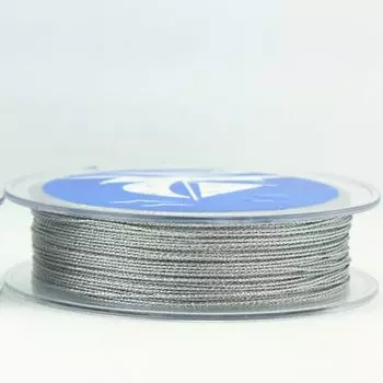 1/3/6/9/12/15 Strand CS Silver String Strand Braid Rope Handmade Braided Rope Silver Wire Bracelet String Carrying Strap Embroider 6 strands of silver wire (ordinary)