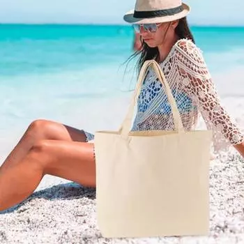 1/3/6 шт. Холстовая сумка большой вместимости, максимальная нагрузка, многоразовая поверхность для рисования своими руками, сверхпрочная продуктовая сумка, дорожная сумка для покупок, пляжная сумка для хранения 1pc чёрный