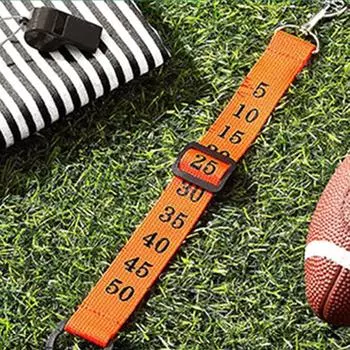 1/3/6 шт., зажим для цепи футбольного арбитра, маркер для официальных лиц футбольного двора, устойчивый к разрыву нержавеющий прозрачный принт, регулируемый профессиональный футбольный нейлон 1pc