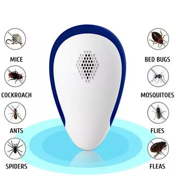 1/3/6 упаковки ультразвуковой вилки от вредителей в наборе электронных устройств белый