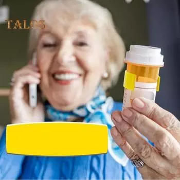 1/3/9/18/36 шт. зажимы для этикеток на флаконы с таблетками с ручкой зажимы для этикеток на флаконы с лекарствами для легкой идентификации лекарств маркер для флаконов с таблетками от 1,2 до 2 1pc жёлтый