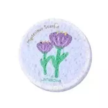 1/3 Губка для мытья посуды - Губка в форме цветка Многоразовая губка из спрессованной древесной целлюлозы для уборки кухни и дома 1pcs