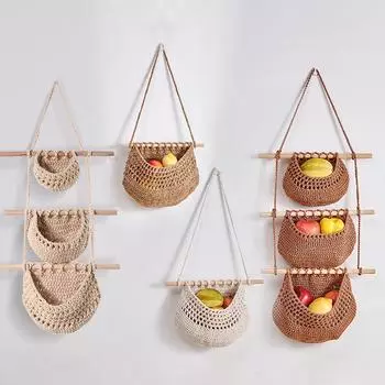 1/3 кармана настенная сумка для хранения кухонный органайзер для хранения фруктов и овощей сумка водонепроницаемая нижнее белье для хранения книг