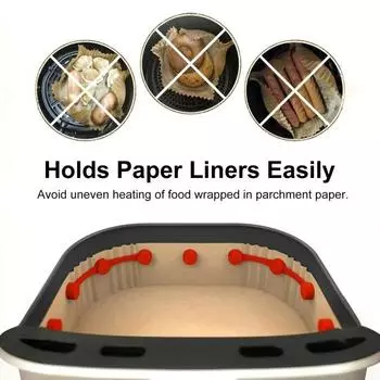 1/3 комплекта магнитов для фритюрницы с силиконовой пряжкой, быстросъемный зажим для пергаментной подкладки для фритюрницы, предотвращающий возгорание бумаги 1 Set