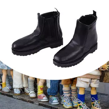 1/3 Короткие сапоги Кукольные ботильоны Костюмы Модная одежда Образовательная обувь PU кожа