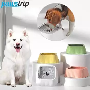 1,3 л миска для питьевой воды для собак, несмачивающий рот, диспенсер для собак, большая емкость, поилка для домашних животных для щенков, собак, товары для домашних животных белый