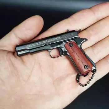 1:3 масштаба сплава Colt 1911 пистолет мини пистолет металлический брелок Colt 1911 пистолет брелок игрушка-фиджет PUBG пистолет подарок PUBG украшения игрушки