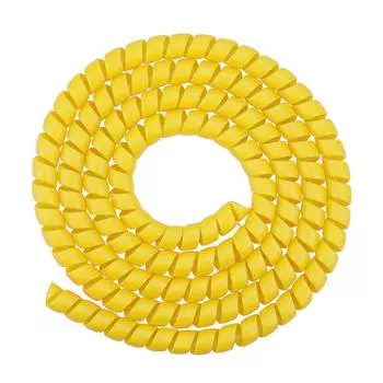 1,3-метровый спиральный защитный чехол для кабеля, универсальная спиральная обмотка для M365 PRO 2 (желтый)
