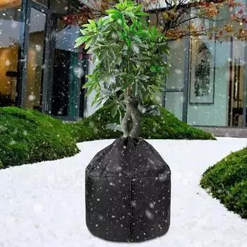 1/3 Pack Frost Protection Bags Winter Thermal Pot Protector Plant Insulation Cover Bag Anti-freeze Cover for Potted Plants