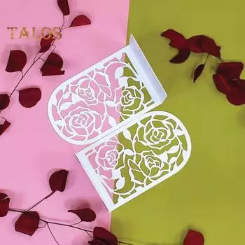 1/3 пары металлических подставок для книг, полые розовые подставки для книг, сверхпрочные опоры для книг, нескользящие стопперы для книг золотистый