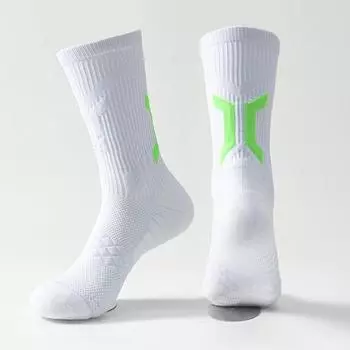 1/3 пары профессиональных мужских баскетбольных носков с толстой махровой подошвой, дышащие спортивные носки, мужские длинные носки для бадминтона 38-44